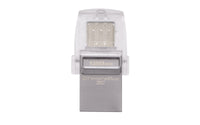 Kingston Technology DataTraveler microDuo 3C 128GB USB-Stick USB Type-A / USB Type-C 3.2 Gen 1 (3.1 Gen 1) Silber