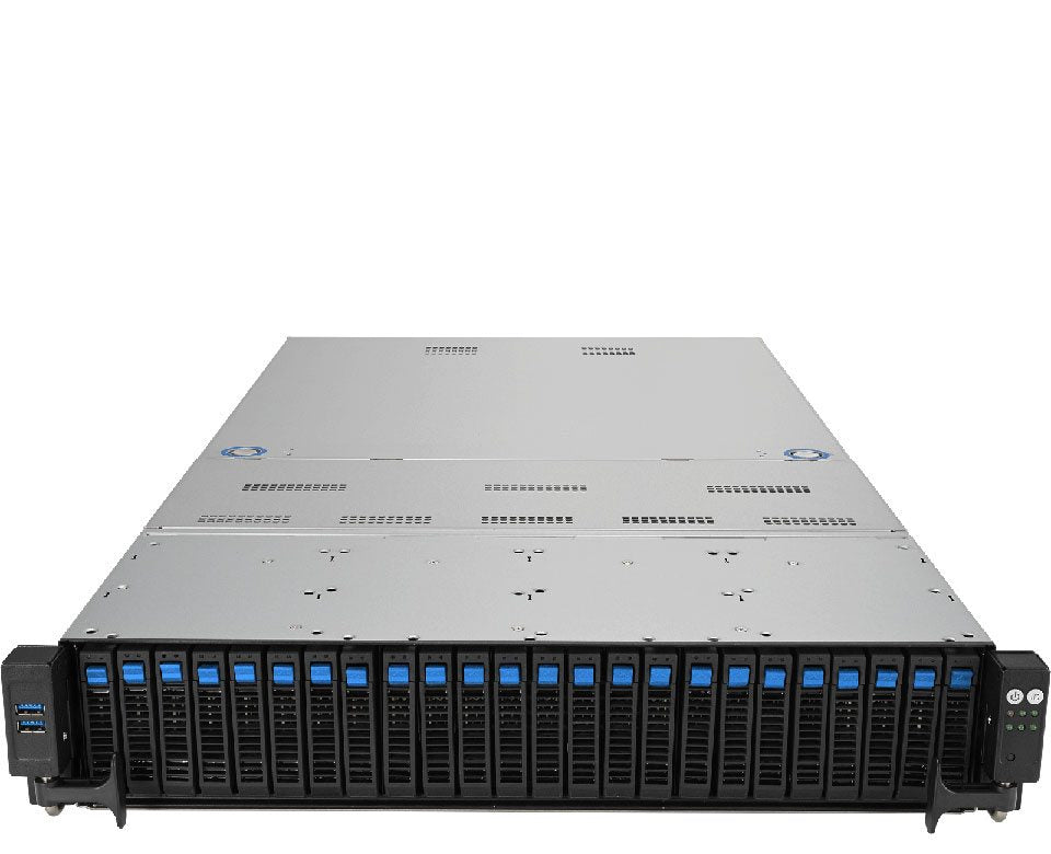 bluechip SERVERline R52212a 2HE Rack, 2 x Intel® Xeon® Silver 4410Y Prozessor / bis zu 3.90 GHz, 64 GB DDR5, 2 x 960 GB SSD, Avago 9560-8i, 2 x 10 Gigabit Ethernet