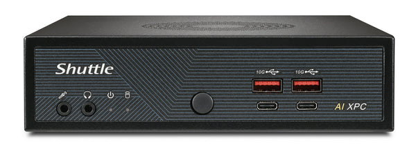 Shuttle Slim AI PC DN11H7 Intel Core Ultra 7 155H, carte graphique Intel Arc, 2xHDMI, 2x DP, 4x LAN 2.5 Gbit, VESA, fonctionnement 24h/24 et 7j/7