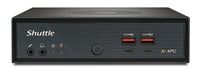 Shuttle Slim AI PC DN11H5 Intel Core Ultra 5 125H, Intel Arc graphics, 2xHDMI, 2x DP, 4x 2.5Gbit LAN, VESA, 24/7 Dauerbetrieb