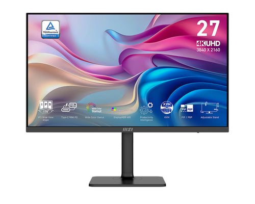 MSI Modern MD272UPHG Computerbildschirm 68,6 cm (27") 3840 x 2160 Pixel 4K Ultra HD Schwarz