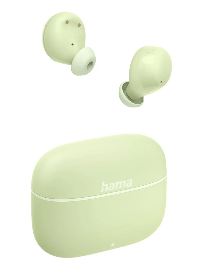 Hama Freedom Buddy II Kopfhörer True Wireless Stereo (TWS) im Ohr Anrufe/Musik Bluetooth Hellgrün