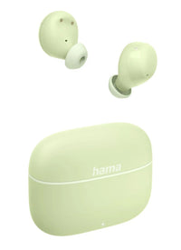 Hama Freedom Buddy II Kopfhörer True Wireless Stereo (TWS) im Ohr Anrufe/Musik Bluetooth Hellgrün