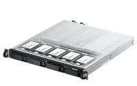 QNAP TS-h987XU-RP NAS Rack (1U) Intel Xeon E E-2334 16 GB DDR4 QuTS hero Schwarz, Silber