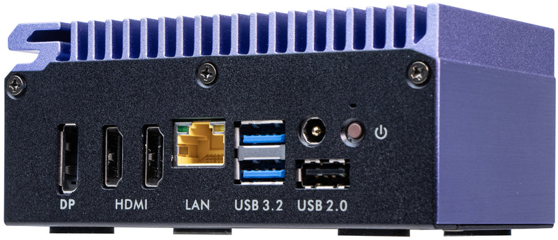 Shuttle Edge PC SPCEL12 , Intel Celeron J6412 , 2x HDMI, 1x DP, 2x 2.5G LAN, 1x DDR4, 1x Micro SD card reader, 1x Nano SIM slot, 3x USB, 2x M.2 (SATA), 12-20V , 24/7 Dauerbetrieb, lüfterlos, inkl. VESA Befestigung