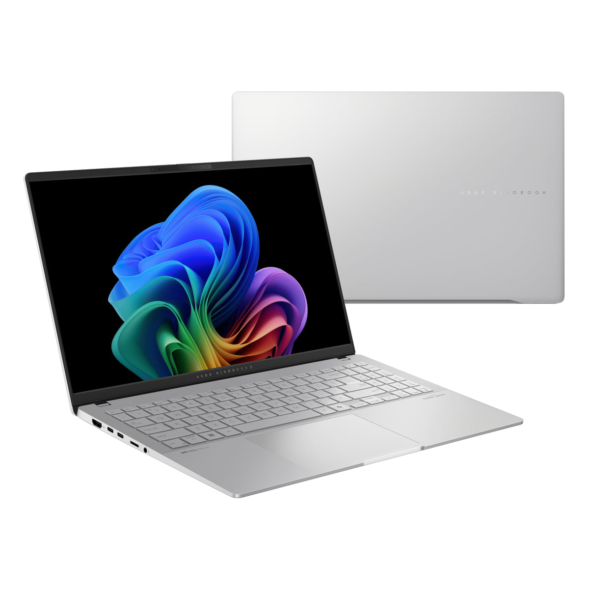 ASUS Vivobook S15 S5507QA-MA093W Copilot+ PC Snapdragon X1E-78-100 Laptop 39,6 cm (15.6") 3K 32 GB LPDDR5x-SDRAM 1 TB SSD Wi-Fi 7 (802.11be) Windows 11 Home Silber