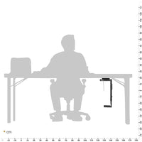 Techly ICA-CS 66 PC-Halterung PC-Halterung unter dem Schreibtisch Schwarz