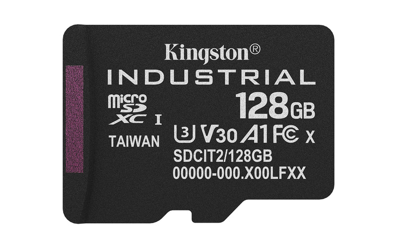 Kingston Technology 128GB microSDXC Industrial C10 A1 pSLC Karte + SD-Adapter