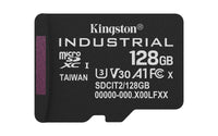 Kingston Technology 128GB microSDXC Industrial C10 A1 pSLC Karte Einzelpackung ohne Adapter