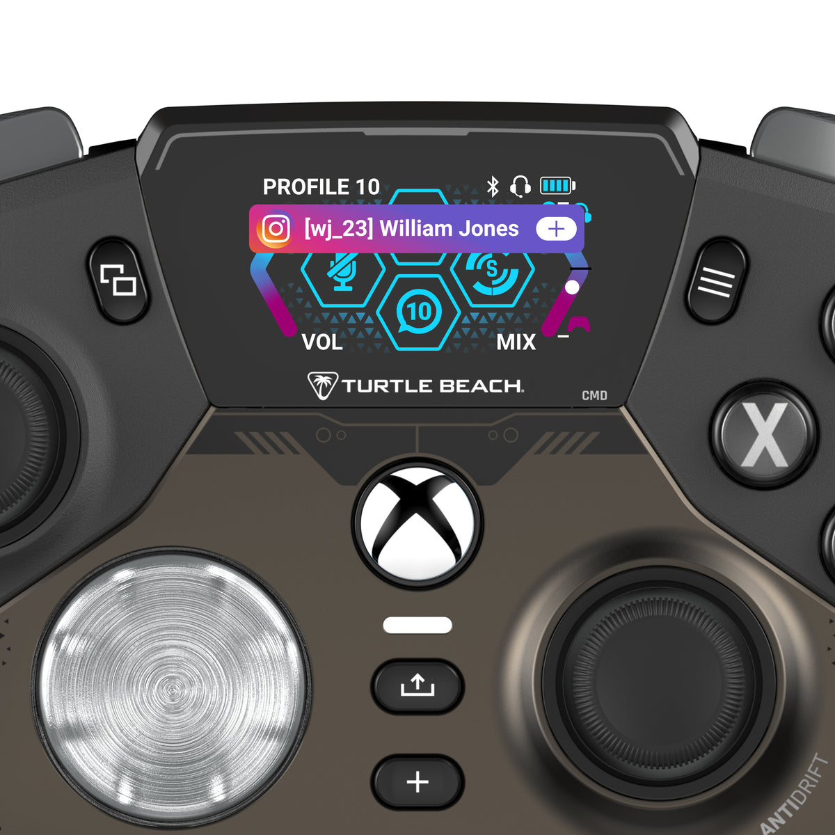 Turtle Beach Stealth Ultra Wireless Gaming-Controller mit Schnellladedock, Anpassbare Trigger-Stop und Befehlsanzeige für Xbox Series X,S, Xbox One und PC , Offiziell lizenziert für Xbox