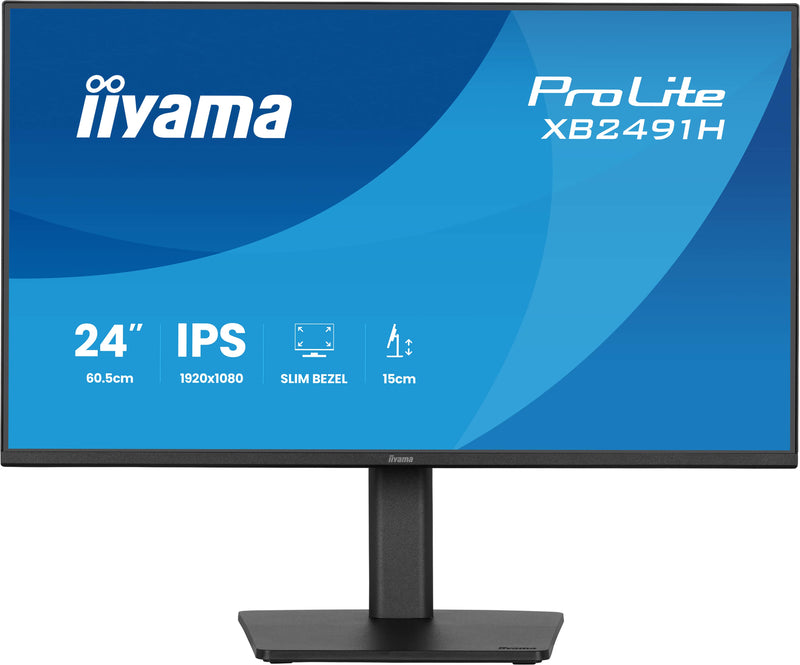 iiyama ProLite XB2491H-B1 Computerbildschirm 60,5 cm (23.8") 1920 x 1080 Pixel Full HD LCD Schwarz