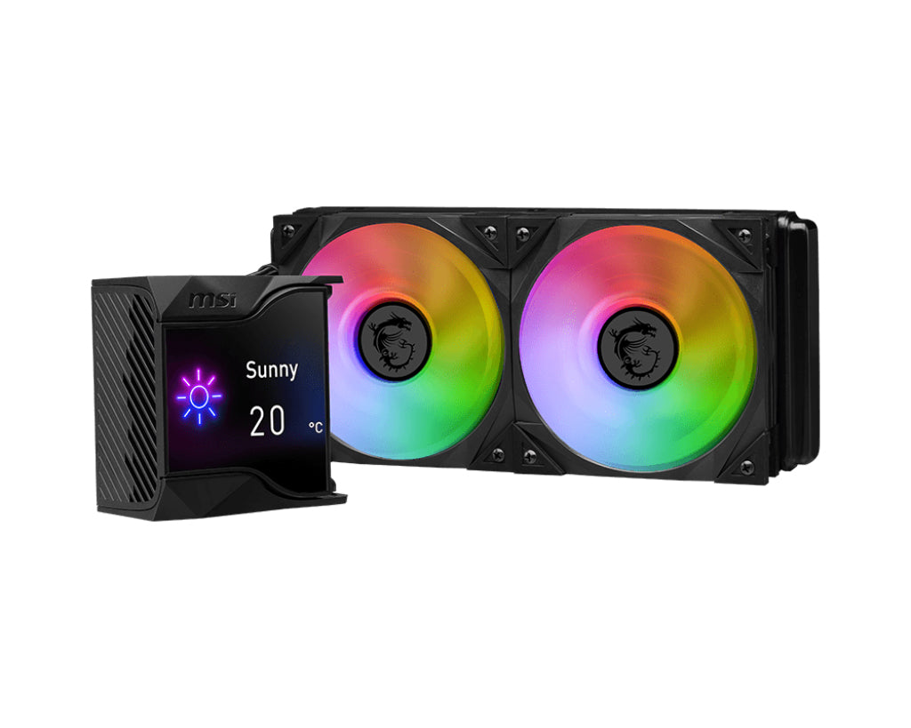 MSI MPG Coreliquid D240 Prozessor Flüssigkeitskühlung 12 cm Schwarz 1 Stück(e)