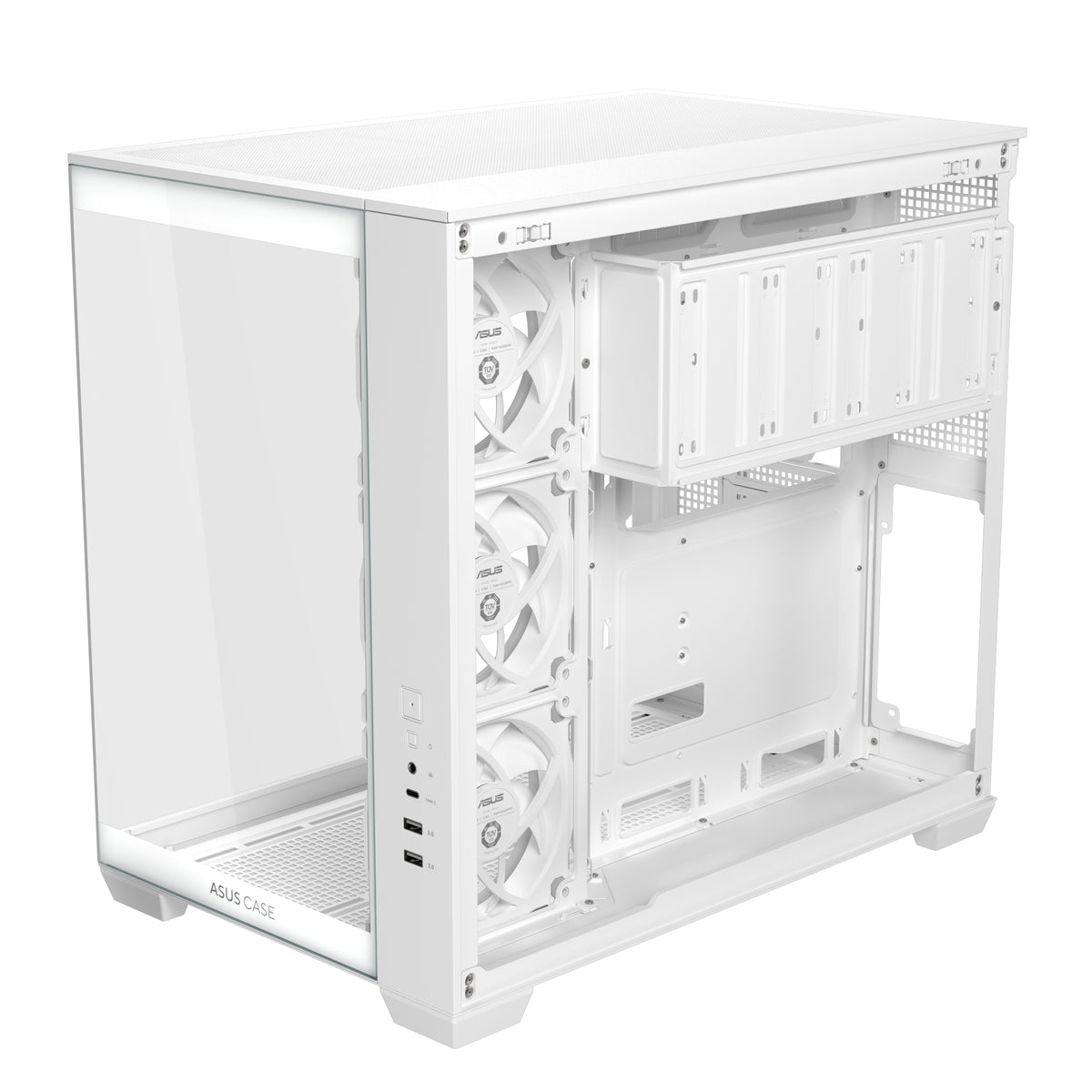 ASUS A32 Plus TG ARGB White Midi Tower Weiß