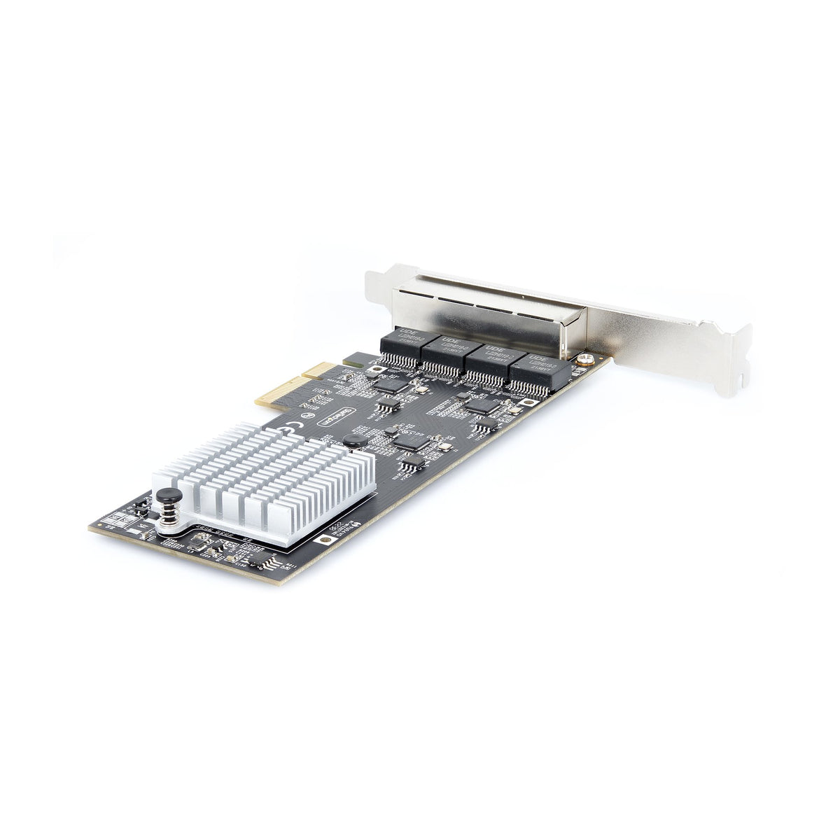 StarTech.com 4-Port 2.5 Gbit PCIe Netzwerkkarte, Intel I225-V, Dual-Port Computer LAN Karte, Multi-Gigabit NIC, PCI Express Server Netzwerkkarte, 2.5G Ethernet Adapter