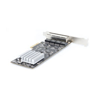 StarTech.com 4-Port 2.5 Gbit PCIe Netzwerkkarte, Intel I225-V, Dual-Port Computer LAN Karte, Multi-Gigabit NIC, PCI Express Server Netzwerkkarte, 2.5G Ethernet Adapter