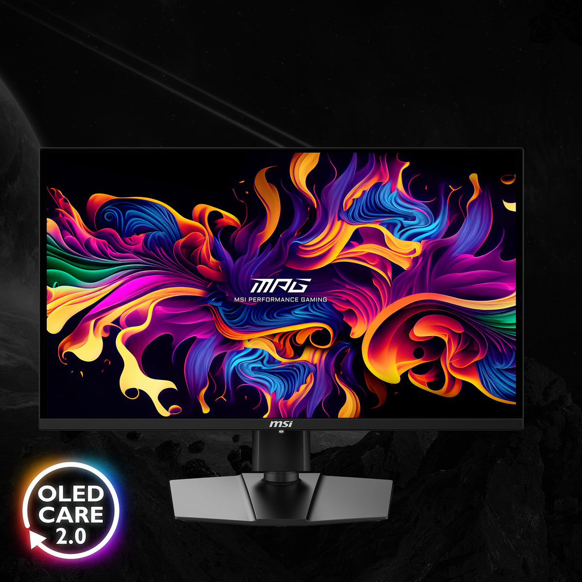 MSI MPG 271QRXDE QD-OLED Computerbildschirm 67,3 cm (26.5") 2560 x 1440 Pixel Wide Quad HD Schwarz