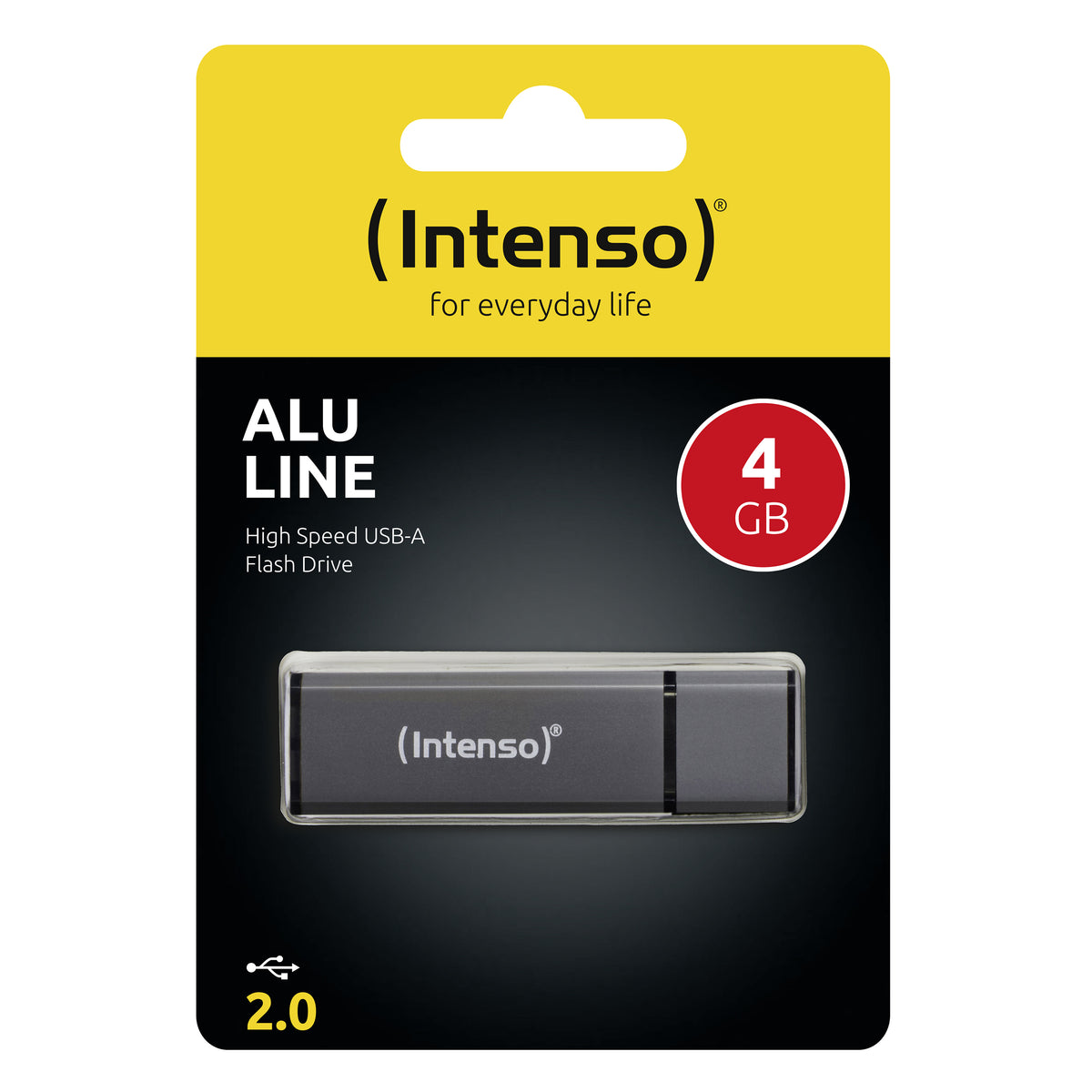 Intenso Alu Line USB-Stick 4 GB USB Typ-A 2.0 Anthrazit