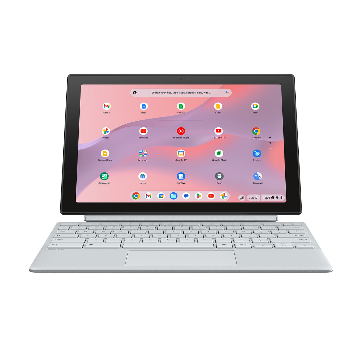 ASUS Chromebook CM30 Detachable CM3001DM2A-R70485 MediaTek Kompanio 520 26,7 cm (10.5") Touchscreen WUXGA 8 GB LPDDR4x-SDRAM 64 GB eMMC Wi-Fi 6 (802.11ax) ChromeOS Silber