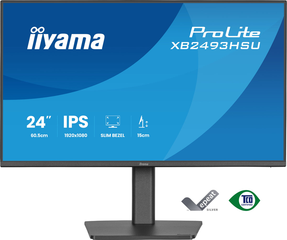 iiyama ProLite XB2493HSU-B1 Computerbildschirm 60,5 cm (23.8") 1920 x 1080 Pixel Full HD LED Schwarz