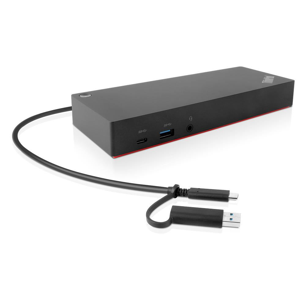 Lenovo ThinkPad Hybrid USB-C with USB-A Dock Kabelgebunden USB 3.2 Gen 2 (3.1 Gen 2) Type-C Schwarz