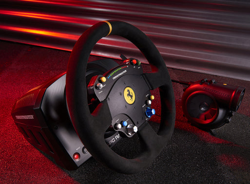 Thrustmaster TS-PC Racer Ferrari 488 Challenge Edition Schwarz USB 2.0 Steuerrad Analog / Digital