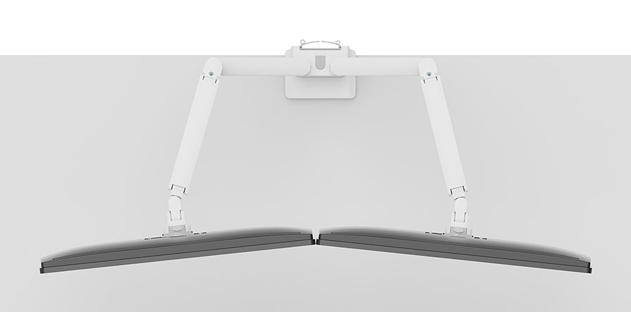 Neomounts DS70-250WH2 Monitorarm 17-32" - Gasfeder - Topfix - 180°-Stopp