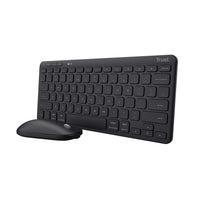 Trust Lyra Tastatur Maus enthalten Büro RF Wireless + Bluetooth QWERTZ Deutsch Schwarz