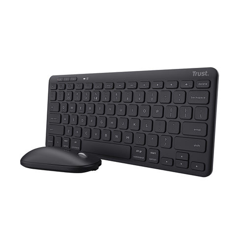 Trust Lyra Tastatur Maus enthalten Büro RF Wireless + Bluetooth QWERTZ Deutsch Schwarz