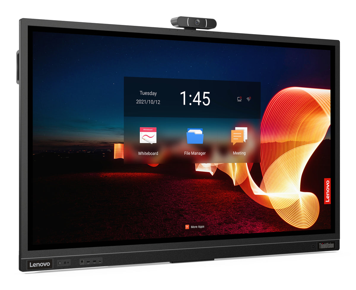 Lenovo ThinkVision T65 Computerbildschirm 165,1 cm (65") 3840 x 2160 Pixel 4K Ultra HD LED Touchscreen Schwarz