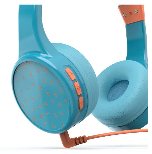 Hama Teens Guard II Kopfhörer Kabellos Kopfband Anrufe/Musik USB Typ-C Bluetooth Blau, Orange