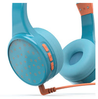 Hama Teens Guard II Kopfhörer Kabellos Kopfband Anrufe/Musik USB Typ-C Bluetooth Blau, Orange