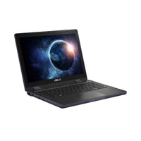 ASUS BR1204FTA-R90068X Intel® N N150 Laptop 31 cm (12.2") Touchscreen WUXGA 8 GB LPDDR5-SDRAM 128 GB UFS Wi-Fi 6E (802.11ax) Windows 11 Pro Schwarz, Grau