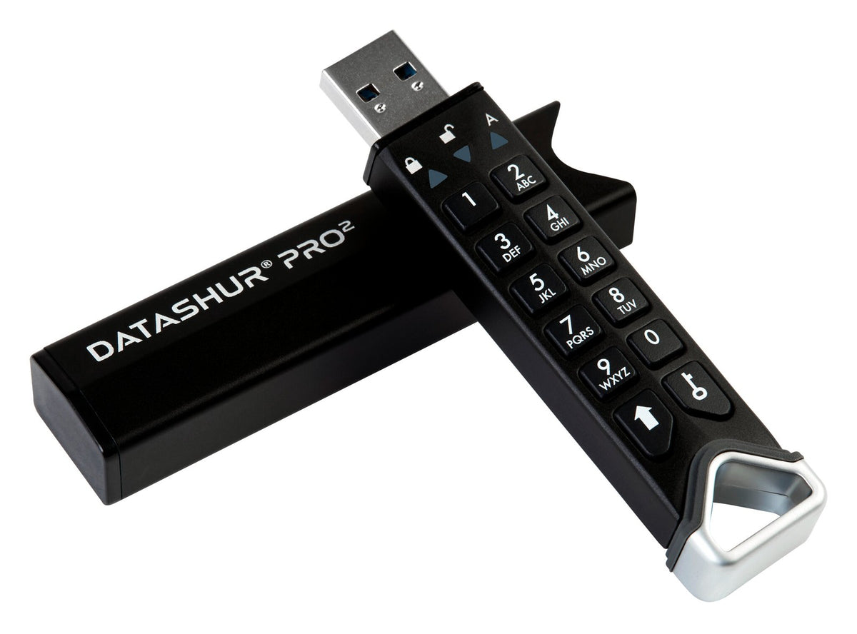 iStorage datAshur PRO2 USB-Stick 128 GB USB Typ-A 3.2 Gen 1 (3.1 Gen 1) Schwarz