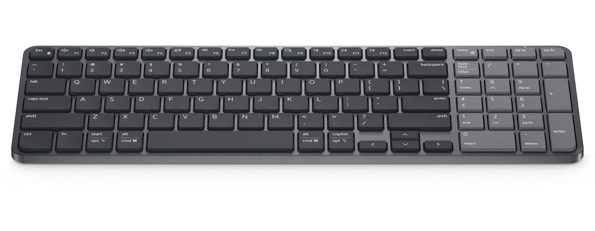 DELL Pro 7 KB746 Tastatur Universal RF Wireless + Bluetooth QWERTZ Deutsch Graphit