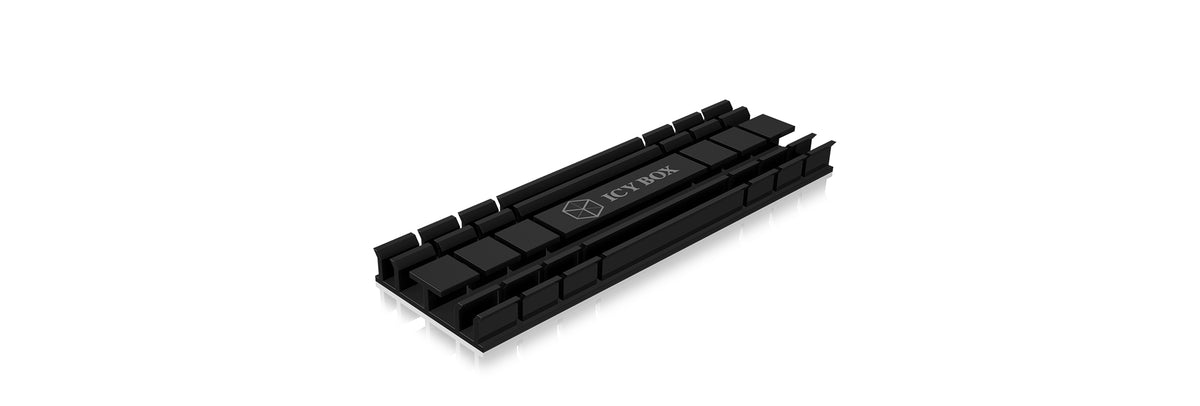 ICY BOX IB-M2HS-701, Kühlkörperset für M.2 2280 SSD, für PC/PS5, Aluminium, 5 mm dick