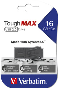 Verbatim ToughMAX - USB-Stick 16 GB - Schwarz