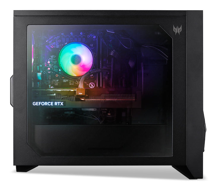 Acer Predator PO3-665_H810 Intel Core Ultra 7 265F 32 GB DDR4-SDRAM 1 TB SSD NVIDIA GeForce RTX 5060 Windows 11 Home Desktop PC Schwarz
