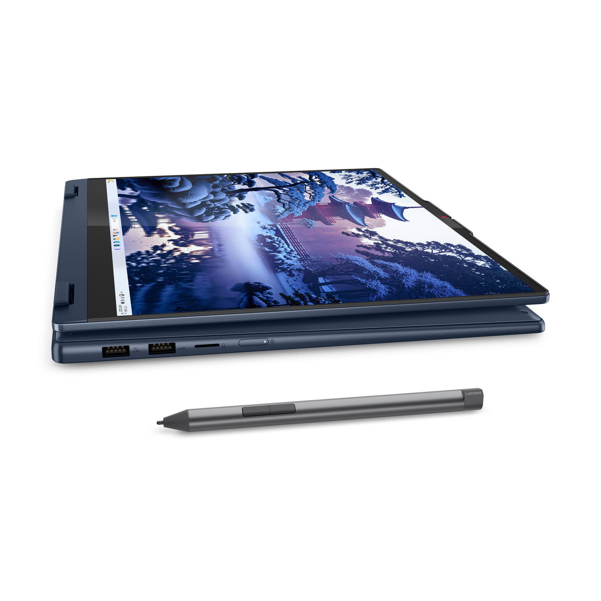 Lenovo IdeaPad 5 2-in-1 16IAL10 Intel Core Ultra 5 225U Hybrid (2-in-1) 40,6 cm (16") Touchscreen WUXGA 16 GB LPDDR5x-SDRAM 512 GB SSD Wi-Fi 6 (802.11ax) Windows 11 Home Schweiz Blau