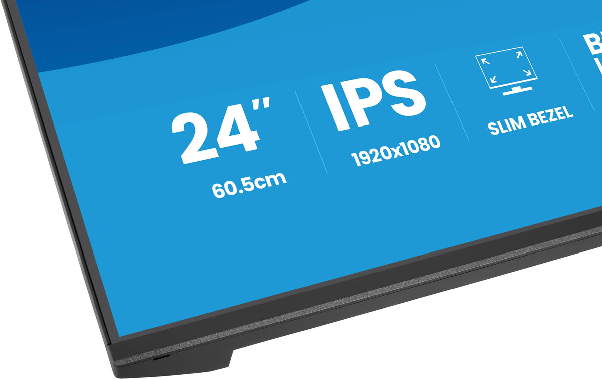 iiyama ProLite X2491H-B1 Computerbildschirm 60,5 cm (23.8") 1920 x 1080 Pixel Full HD LCD Schwarz