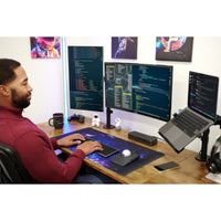 Kensington KB535 EQ Tastatur RF Wireless + Bluetooth Grau