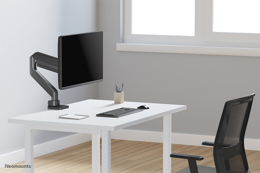 Neomounts DS70-450BL1 Monitorarm 17-42" - Gasfeder - Topfix - 180°-Stopp
