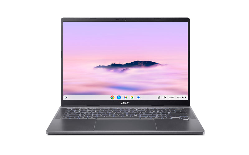 Acer Chromebook CBE794-1T-72G1 Intel Core Ultra 7 155U 35,6 cm (14") Touchscreen Full HD 16 GB LPDDR5x-SDRAM 512 GB SSD Wi-Fi 7 (802.11be) ChromeOS Deutsch Grau