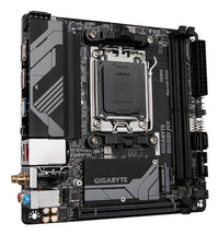GIGABYTE B650I AX Mainboard - AMD Ryzen 9000er-Serie, 5+2+1 Phasen VRM, bis zu 6400 MHz DDR5 (OC), 1xPCIe 4.0 M.2, 2,5 GbE LAN, WIFI 6E, USB 3.2 Gen 2
