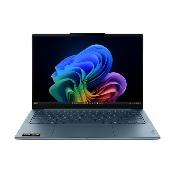 Lenovo Yoga Slim 7 14AKP10 Copilot+ PC AMD Ryzen AI 7 350 Laptop 35,6 cm (14") 2.8K 16 GB LPDDR5-SDRAM 512 GB SSD Wi-Fi 7 (802.11be) Windows 11 Home Turchese Tedesco