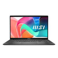MSI Modern 15 F1MG-1246FRNN Intel Core 5 120U Laptop 39,6 cm (15.6") Full HD 16 GB DDR4-SDRAM 512 GB SSD Wi-Fi 6E (802.11ax) Windows 11 Pro Grau AZERTY Französisch