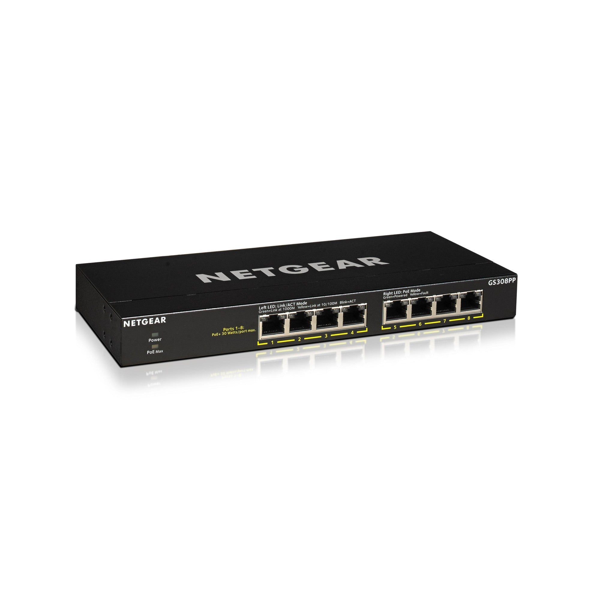 Netgear GS308PP: 8 Port Switch