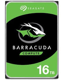 Seagate Barracuda 16TB Interne Festplatte 7200 RPM 512 MB 3.5" SATA