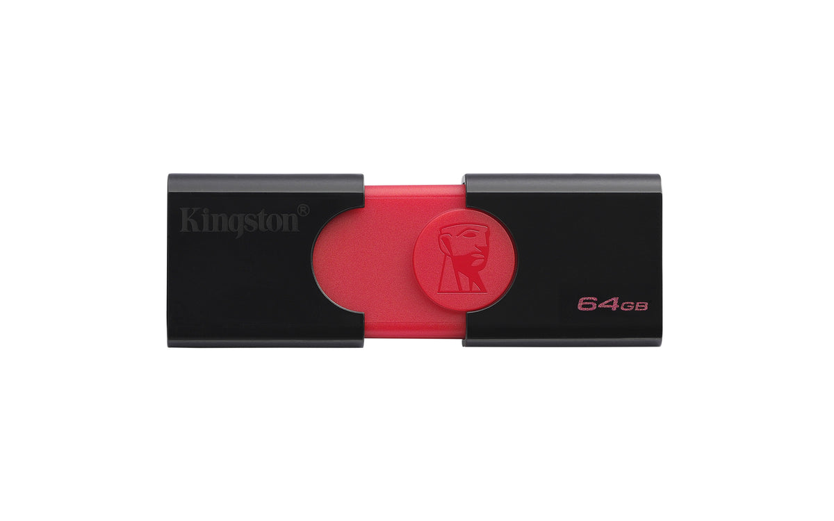 Kingston Technology DataTraveler 106 USB-Stick 64 GB USB Typ-A 3.2 Gen 1 (3.1 Gen 1) Schwarz, Rot