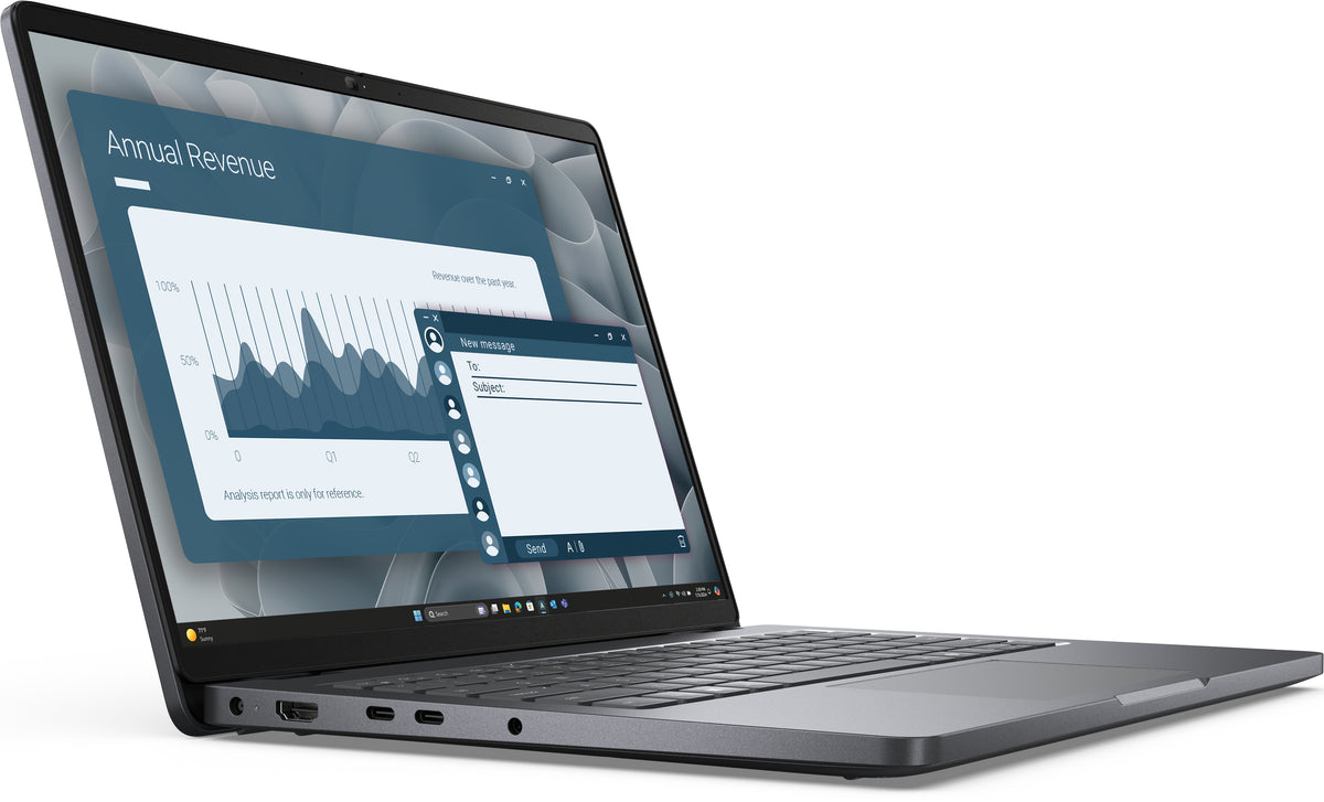 DELL Pro 14 PC14255 AMD Ryzen™ 5 PRO 230 Laptop 35,6 cm (14") Full HD+ 16 GB DDR5-SDRAM 512 GB SSD Wi-Fi 6E (802.11ax) Windows 11 Pro Schwarz Deutsch