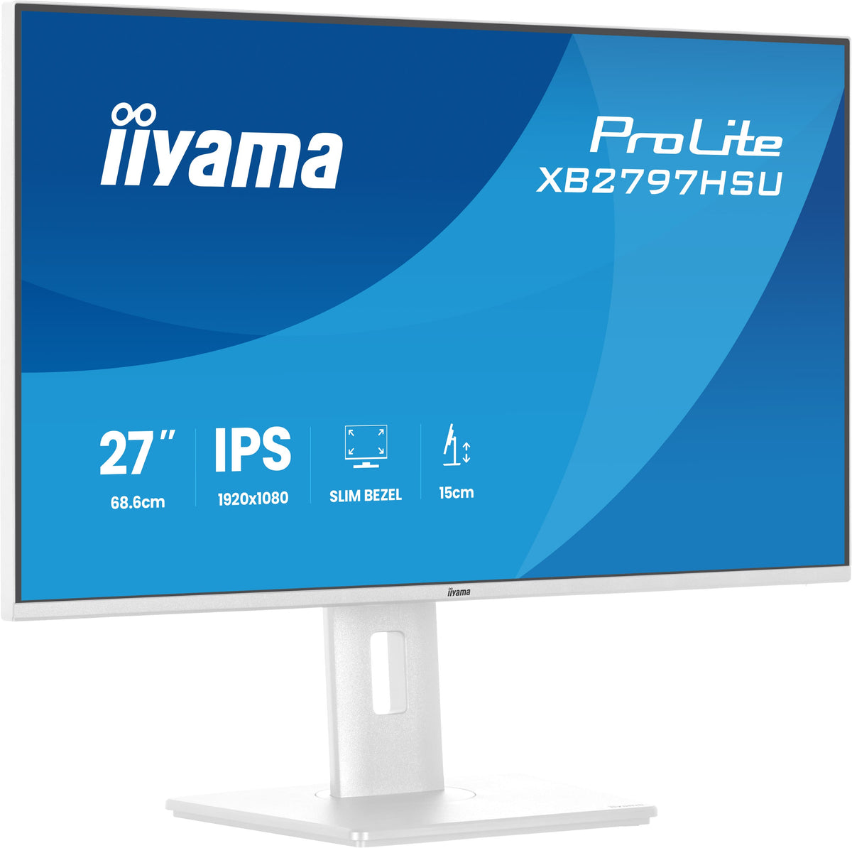 iiyama ProLite XB2797HSU-W1 Computerbildschirm 68,6 cm (27") 1920 x 1080 Pixel Full HD LED Weiß